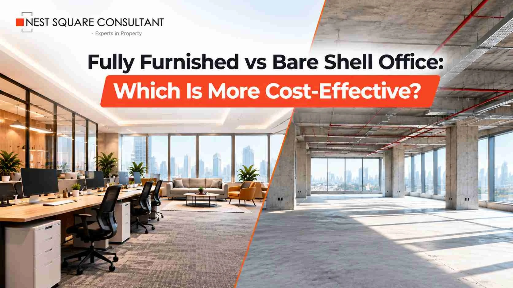 Fully Furnished vs Bare Shell Office